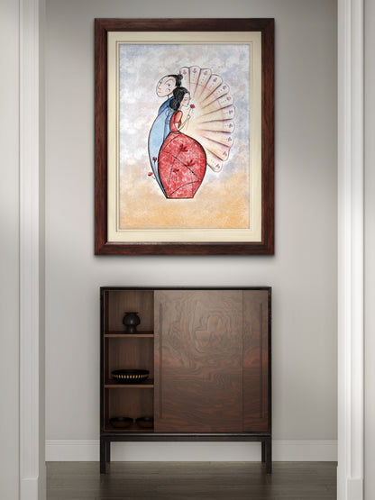 'Little Matrioska' Fine Art Print (Passepartout Paper Frame)