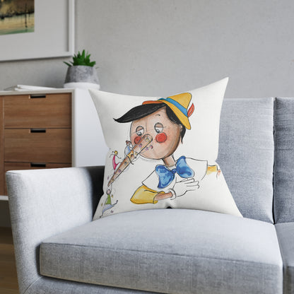 Art Square Pillow 'Pinocchio'