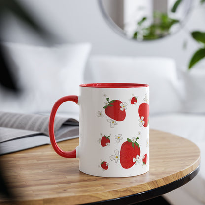 Two-Tone Coffee Mugs, 11oz