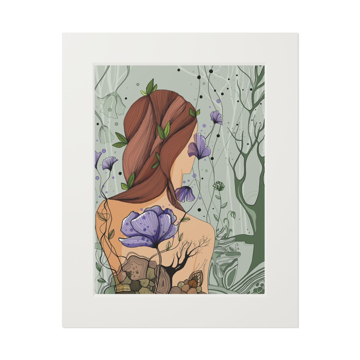 'Without' Fine Art Print (Passepartout Paper Frame)