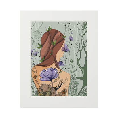 'Without' Fine Art Print (Passepartout Paper Frame)
