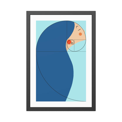 Golden Ratio Framed Paper Posters