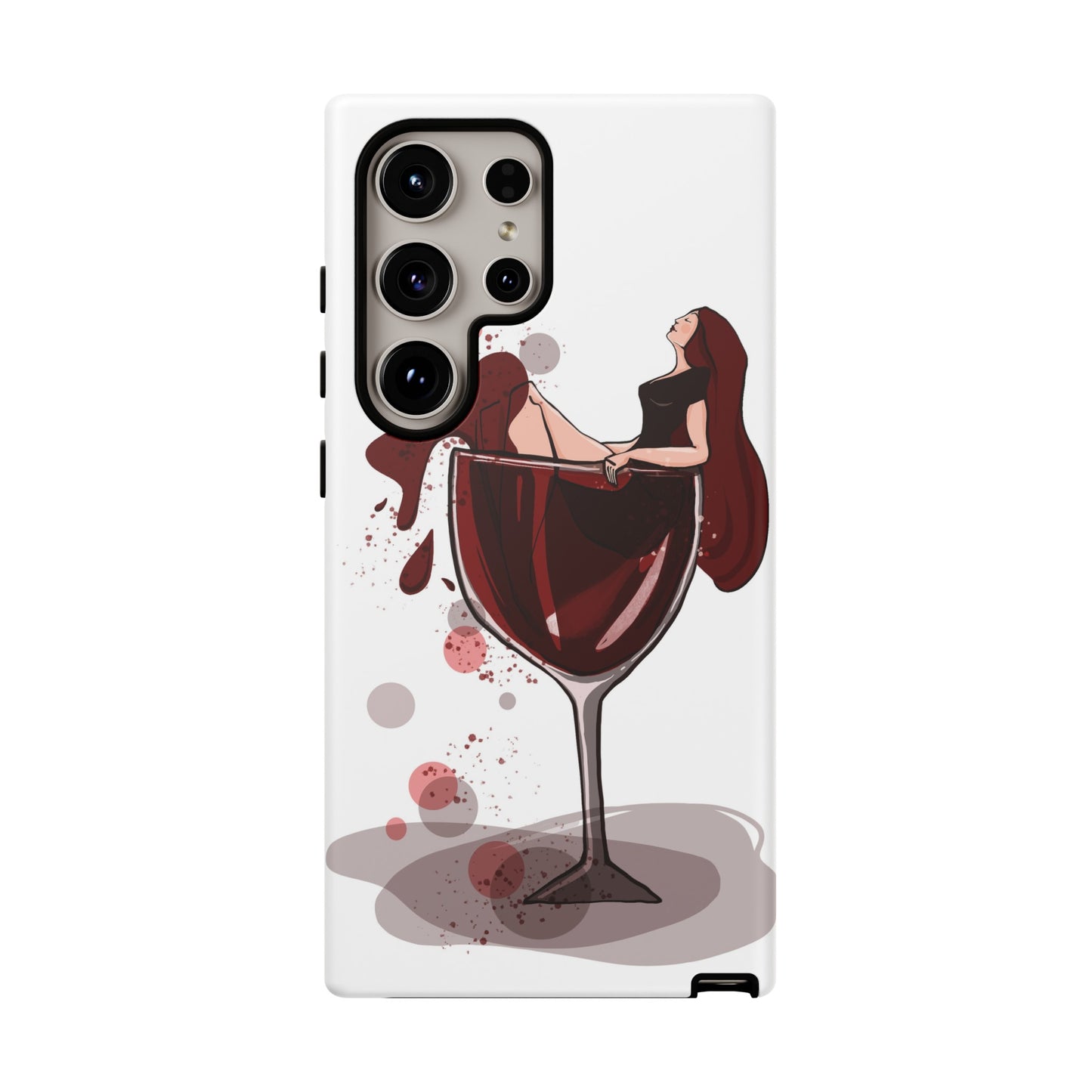 Red Wine Tough Cases