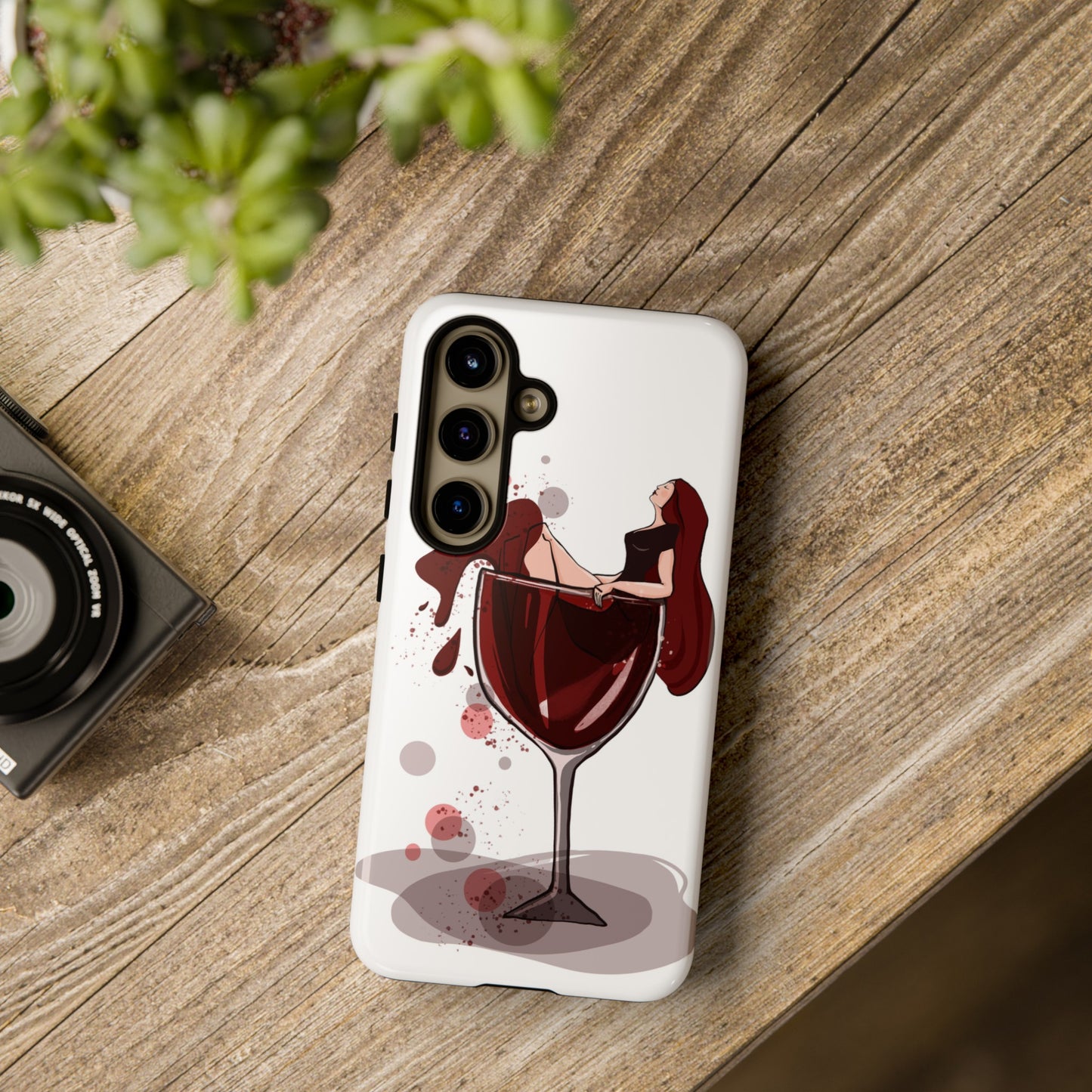 Red Wine Tough Cases