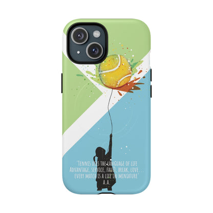 'Tennis is Life' Tennis Lovers - Magnetic Case
