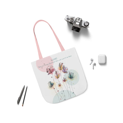 Canvas Tote Bag, 5-Color Straps