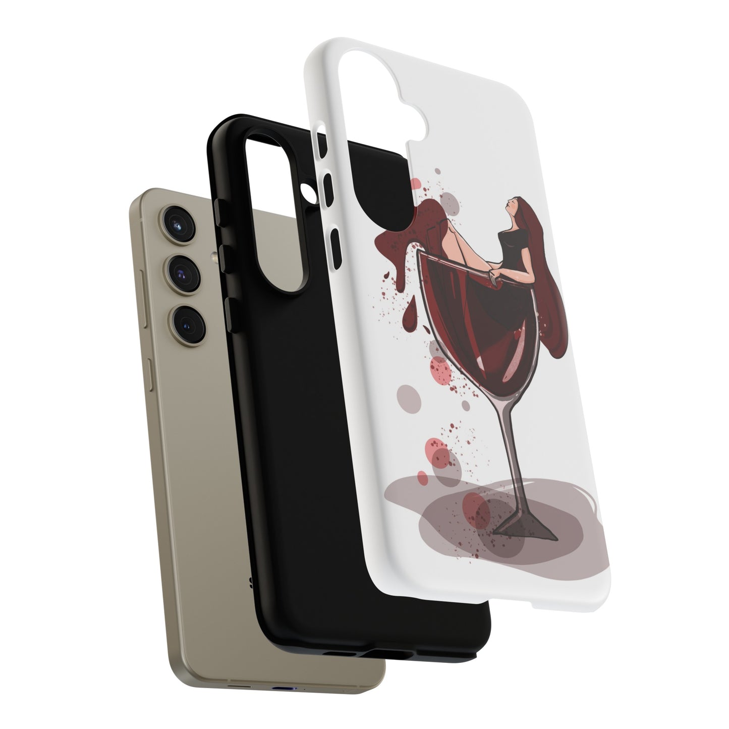 Red Wine Tough Cases