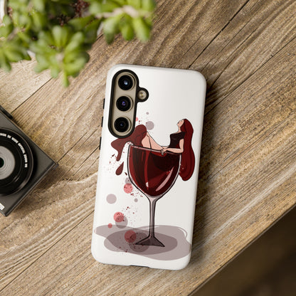 Red Wine Tough Cases