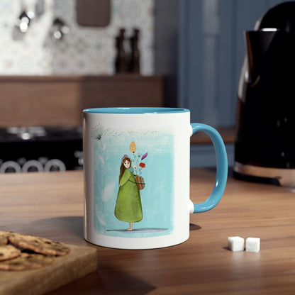 Two-Tone Coffee Mugs, 11oz