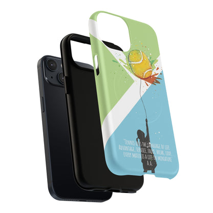 'Tennis is Life' Tennis Lovers - Magnetic Case