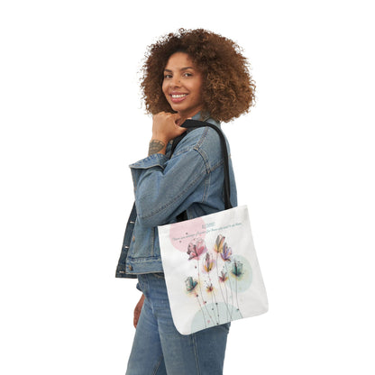 Canvas Tote Bag, 5-Color Straps