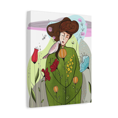 'Can we speak in Flowers?' Matte Canvas, Stretched, 1.25"