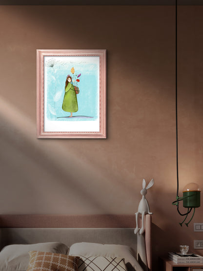 'All I Need' Fine Art Prints (Passepartout Paper Frame)