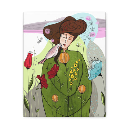 'Can we speak in Flowers?' Matte Canvas, Stretched, 1.25"