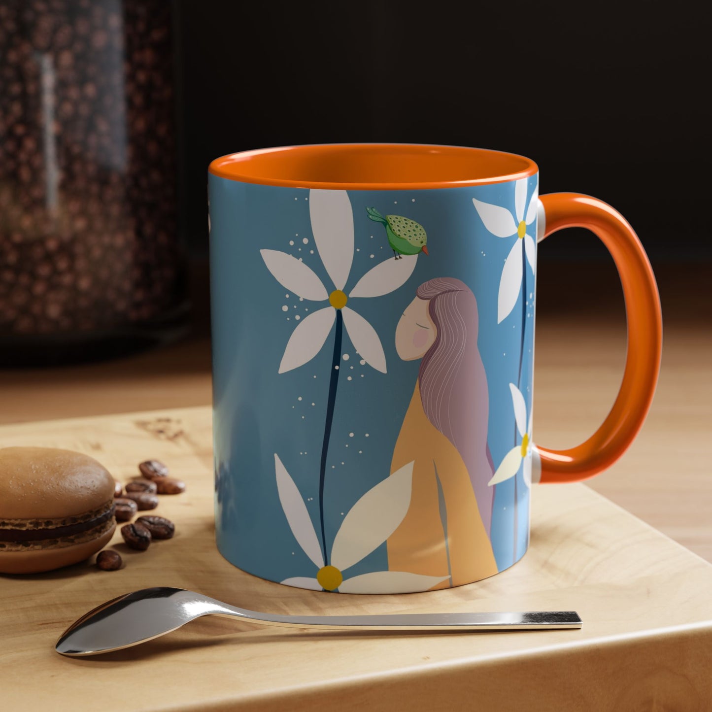 Two-Tone Coffee Mugs, 11oz