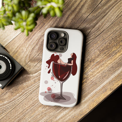 Red Wine Tough Cases