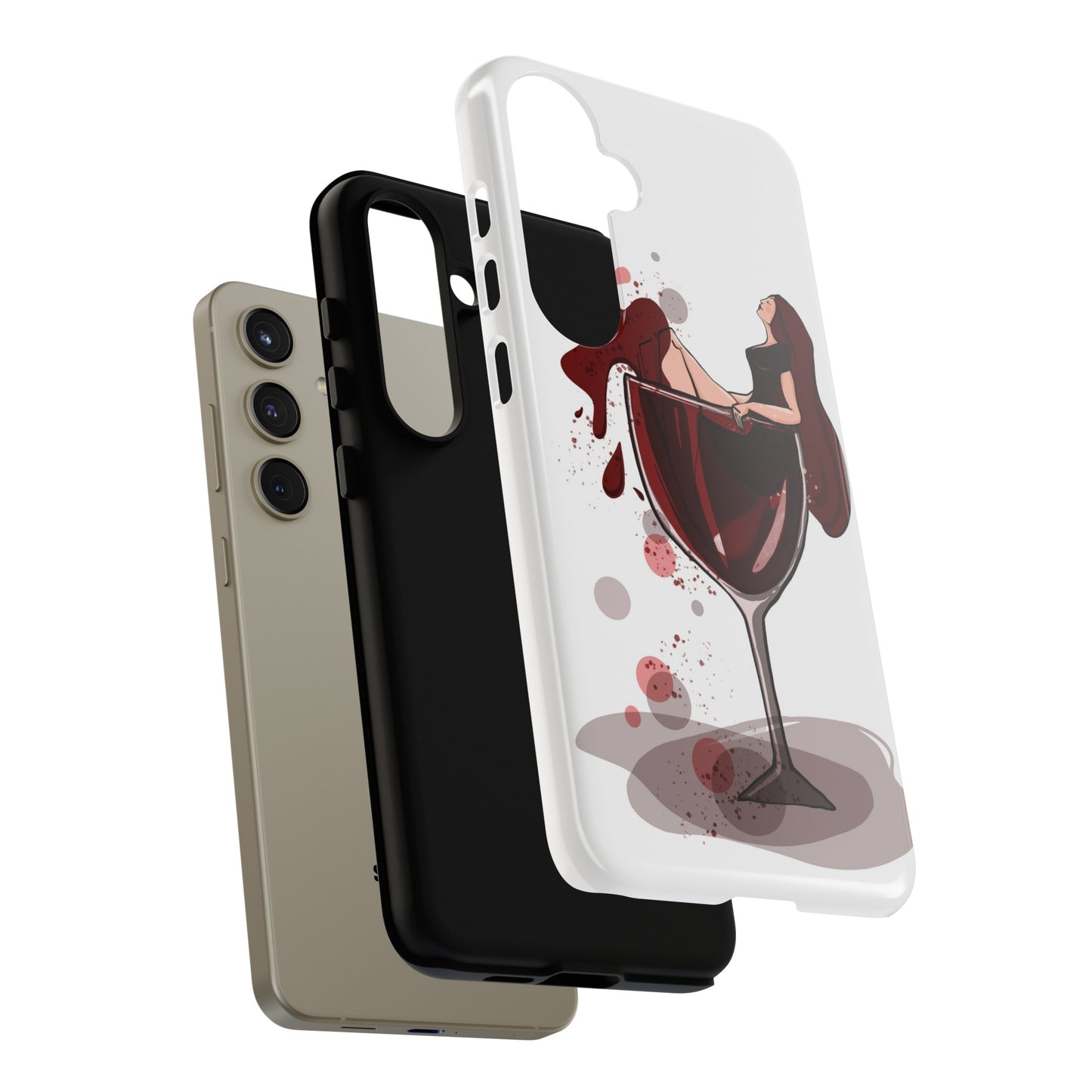 Red Wine Tough Cases