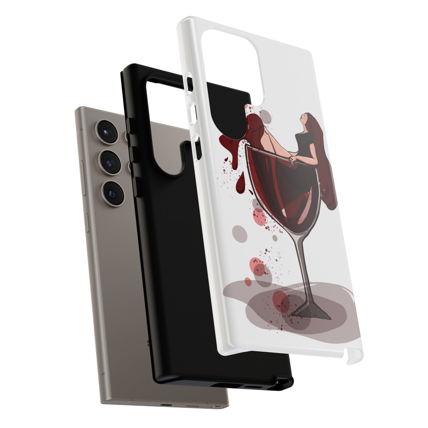 Red Wine Tough Cases