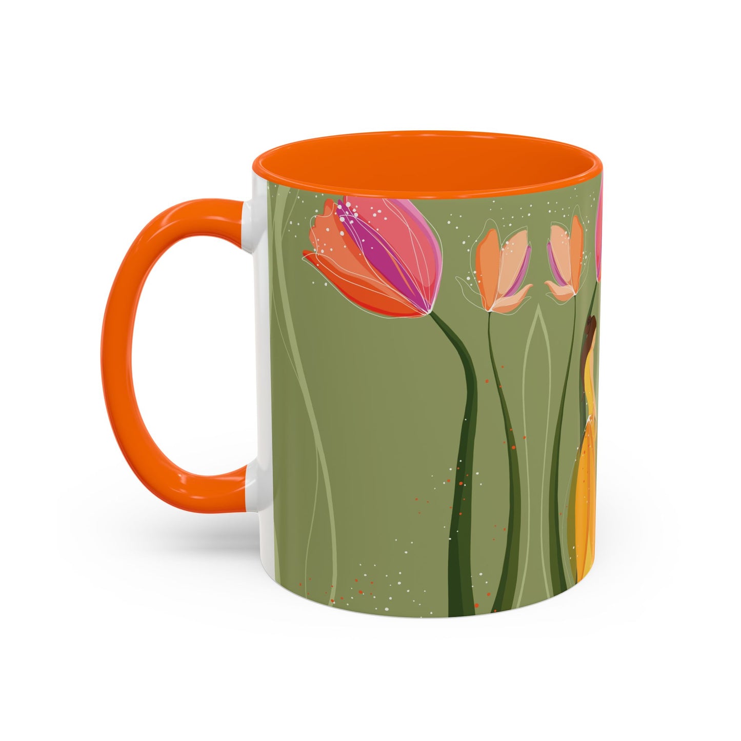 Two-Tone Coffee Mugs, 11oz