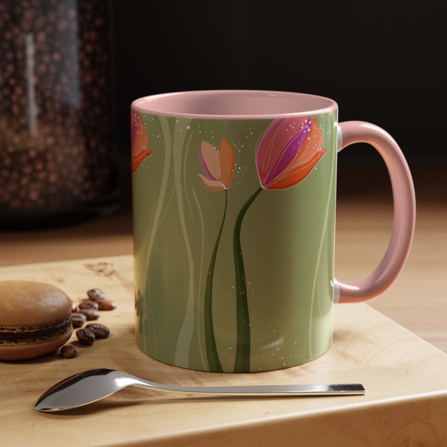Two-Tone Coffee Mugs, 11oz
