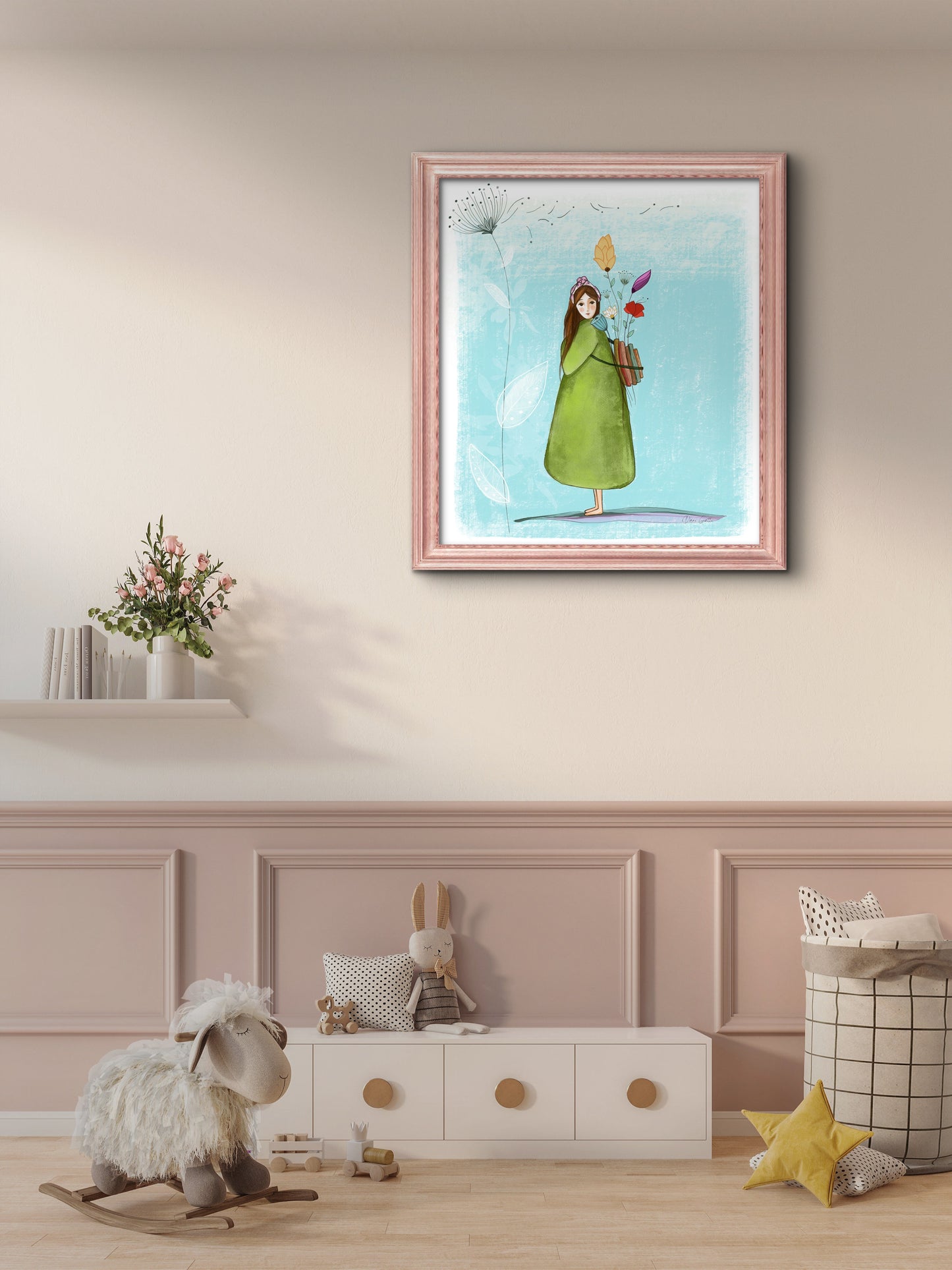 'All I Need' Fine Art Prints (Passepartout Paper Frame)