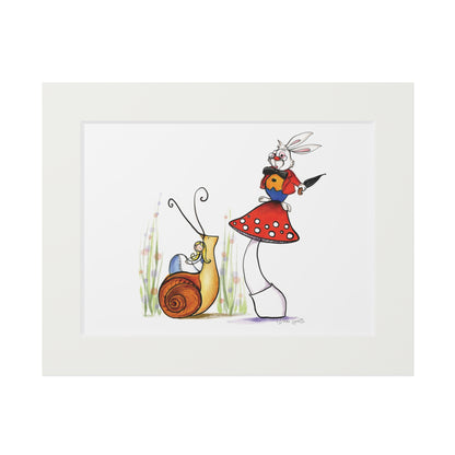 'Alice' Fine Art Print (Passepartout Paper Frame)