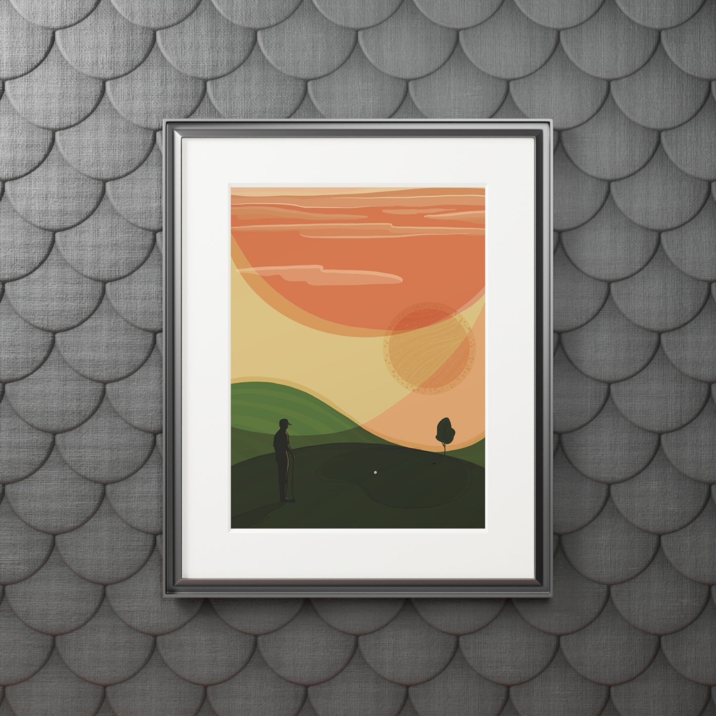 'The Last shot' Fine Art Prints (Passepartout Paper Frame)