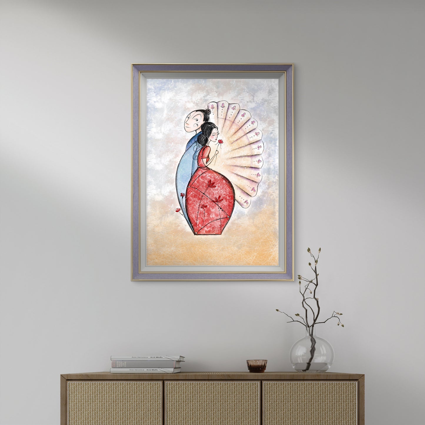 'Little Matrioska' Fine Art Print (Passepartout Paper Frame)