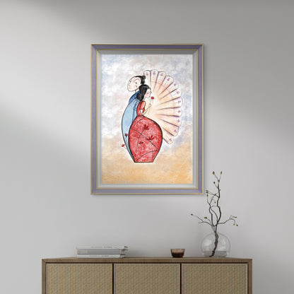 'Little Matrioska' Fine Art Print (Passepartout Paper Frame)