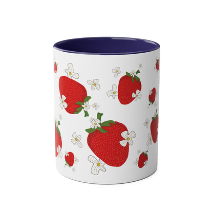Two-Tone Coffee Mugs, 11oz