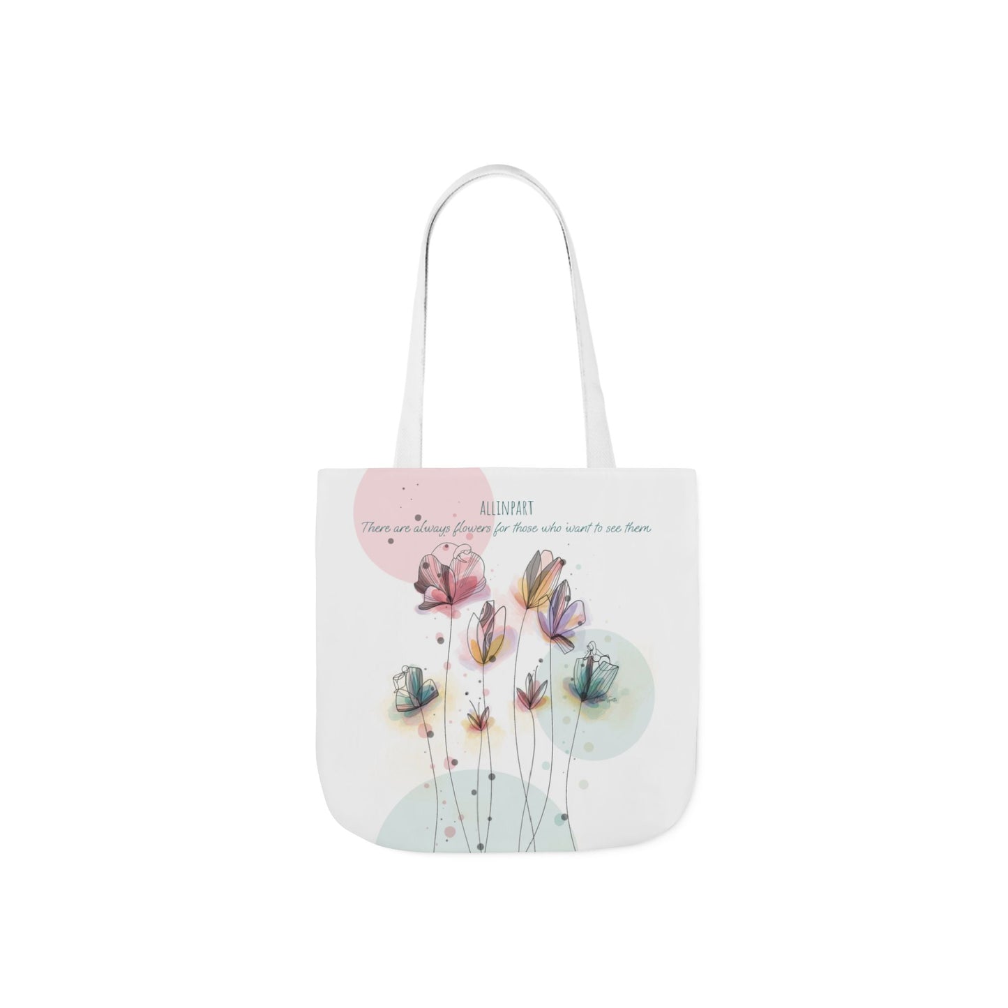 Canvas Tote Bag, 5-Color Straps