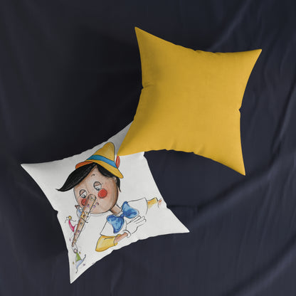 Art Square Pillow 'Pinocchio'