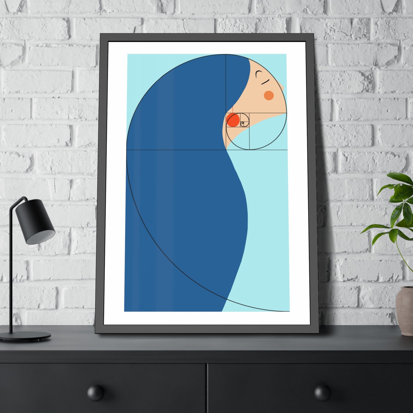 Golden Ratio Framed Paper Posters