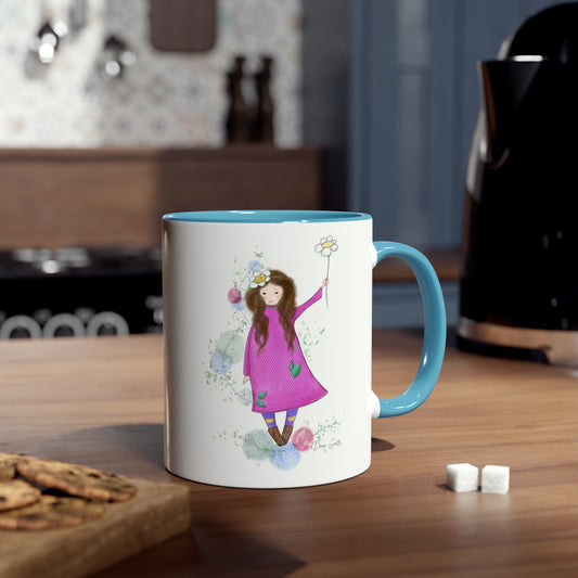 Two-Tone Coffee Mugs, 11oz