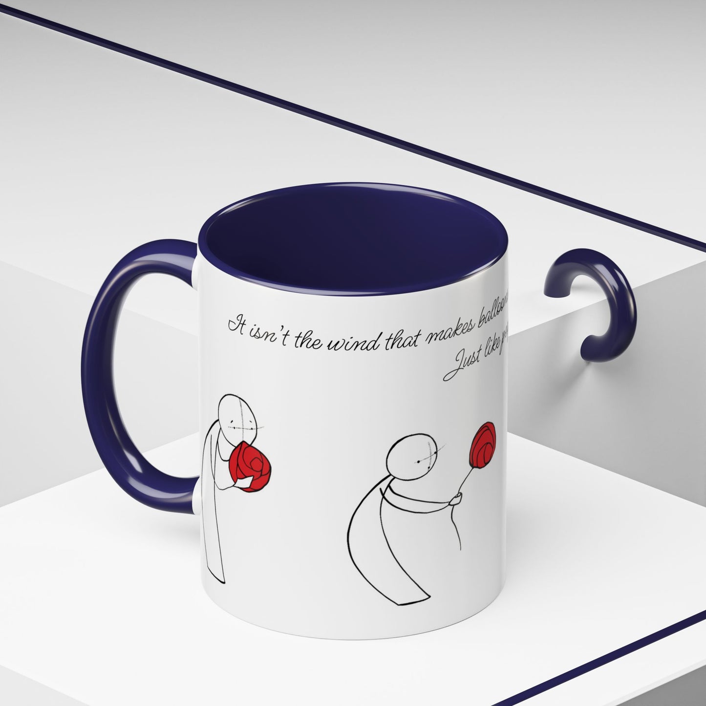 Two-Tone Coffee Mugs, 11oz