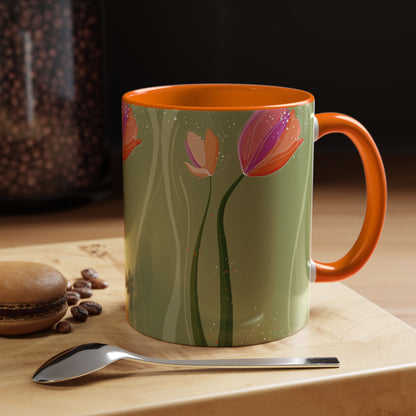 Two-Tone Coffee Mugs, 11oz