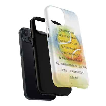 'Dream Big' Tennis Lovers - Magnetic Case