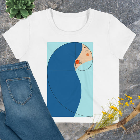 All-Over Print Crop Tee